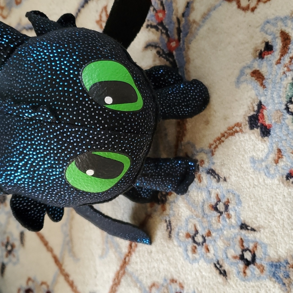 Dragon stuffed animal sparkling